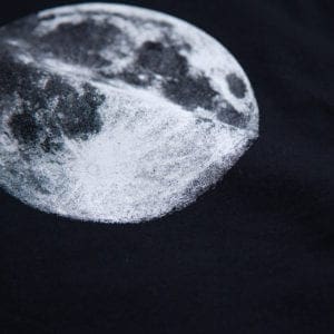 月の裏Tシャツ マットインク