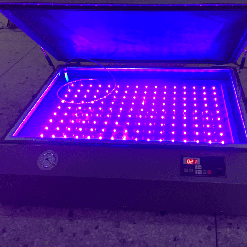 真空 LED UVライトボックス