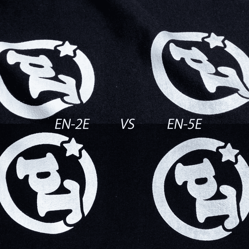 ENインク 2e vs 5e　ホワイト