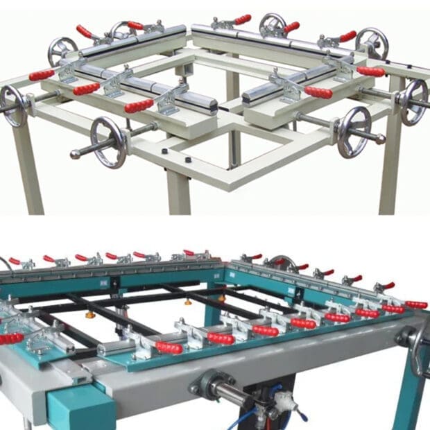 ハンドフレームストレッチャー（大）【紗張り機】90x120cm、120x150cm、150x170cm